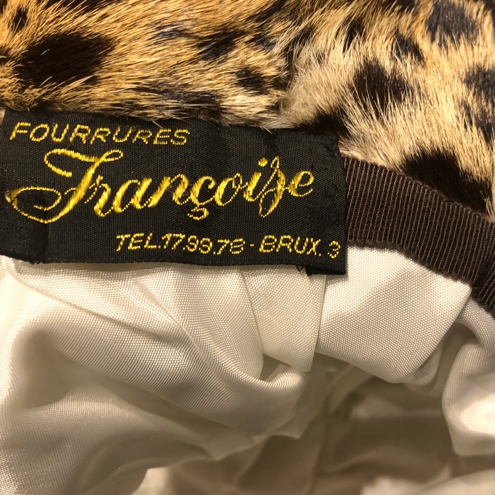Fur Cheetah Hat